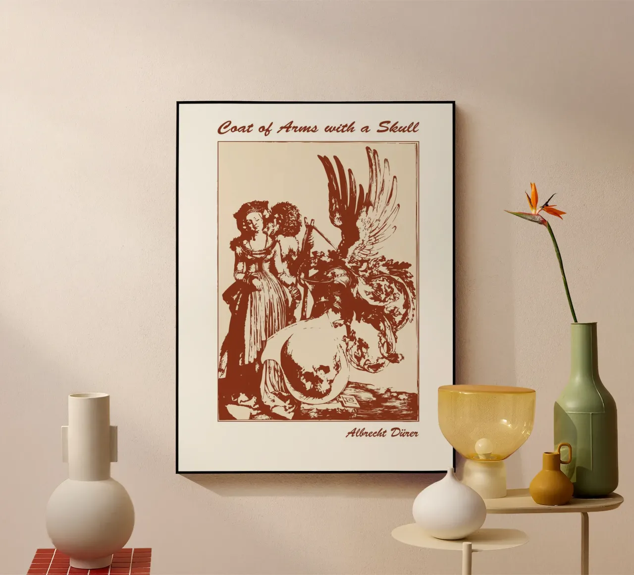 Stemma con teschio plexiglass da Doa Project