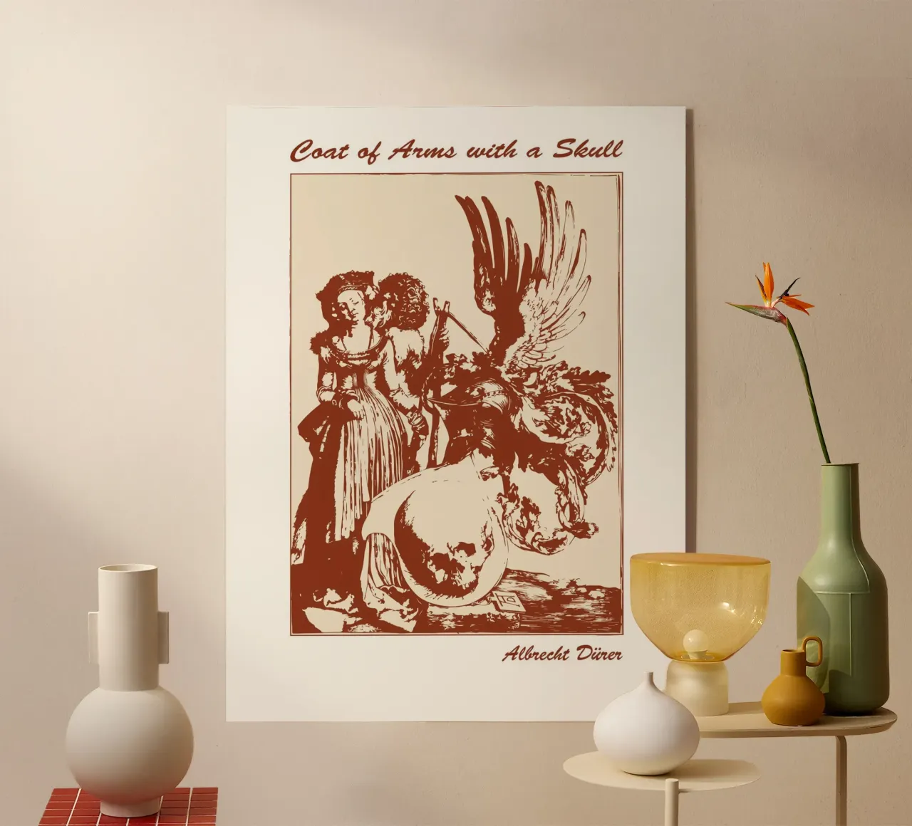 Stemma con teschio plexiglass da Doa Project