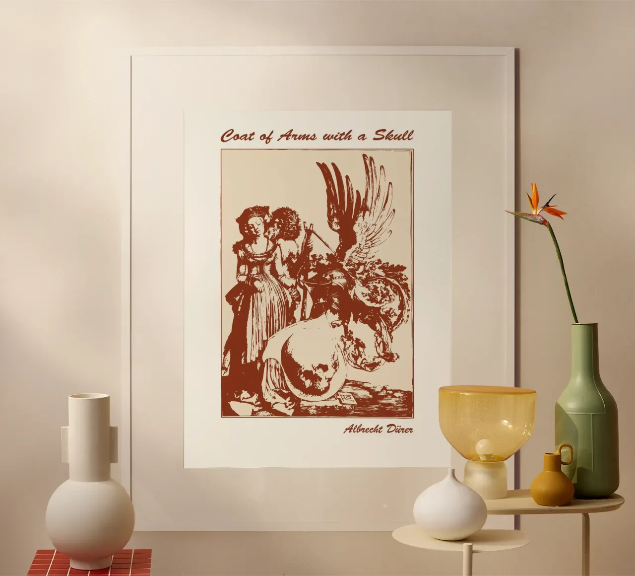 Stemma con teschio poster da Doa Project