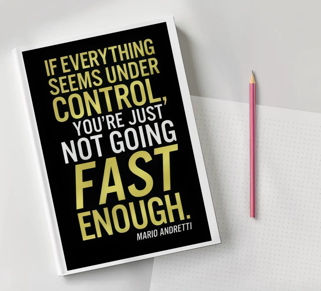 if everything seems under control .... notebook by Rossa Sandra