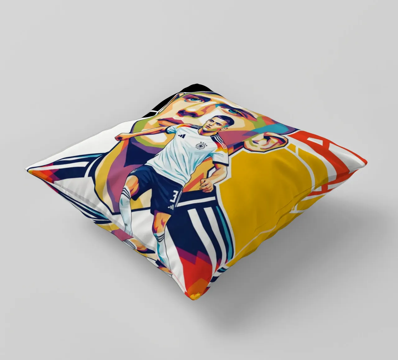 Pop art colorata Florian Wirtz cuscino da Hantamrata