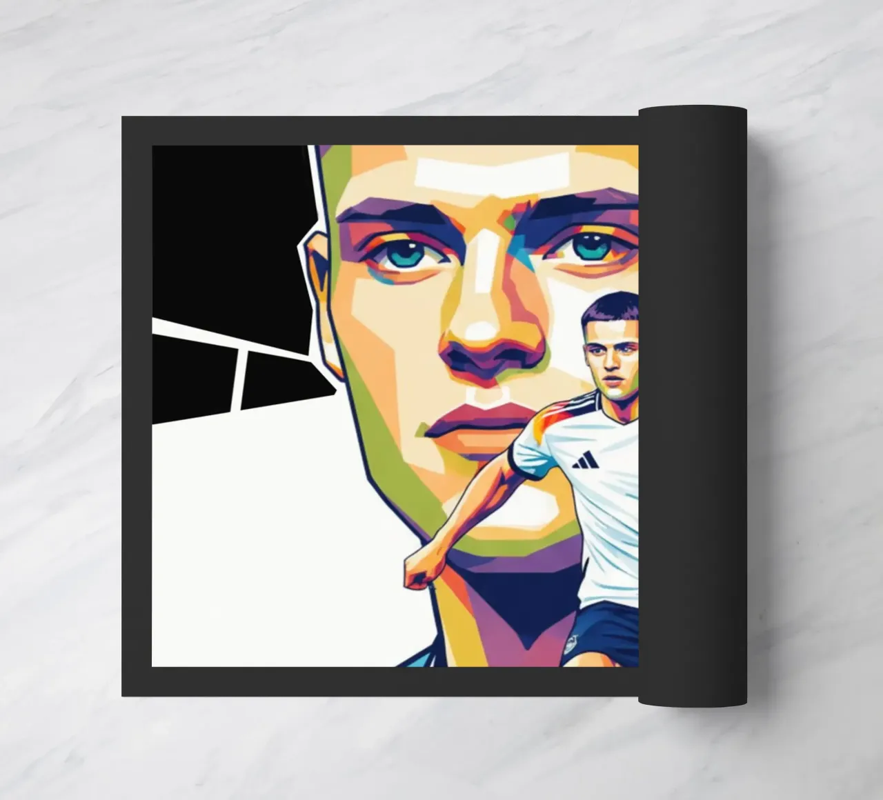 Pop art colorata Florian Wirtz zerbino da Hantamrata