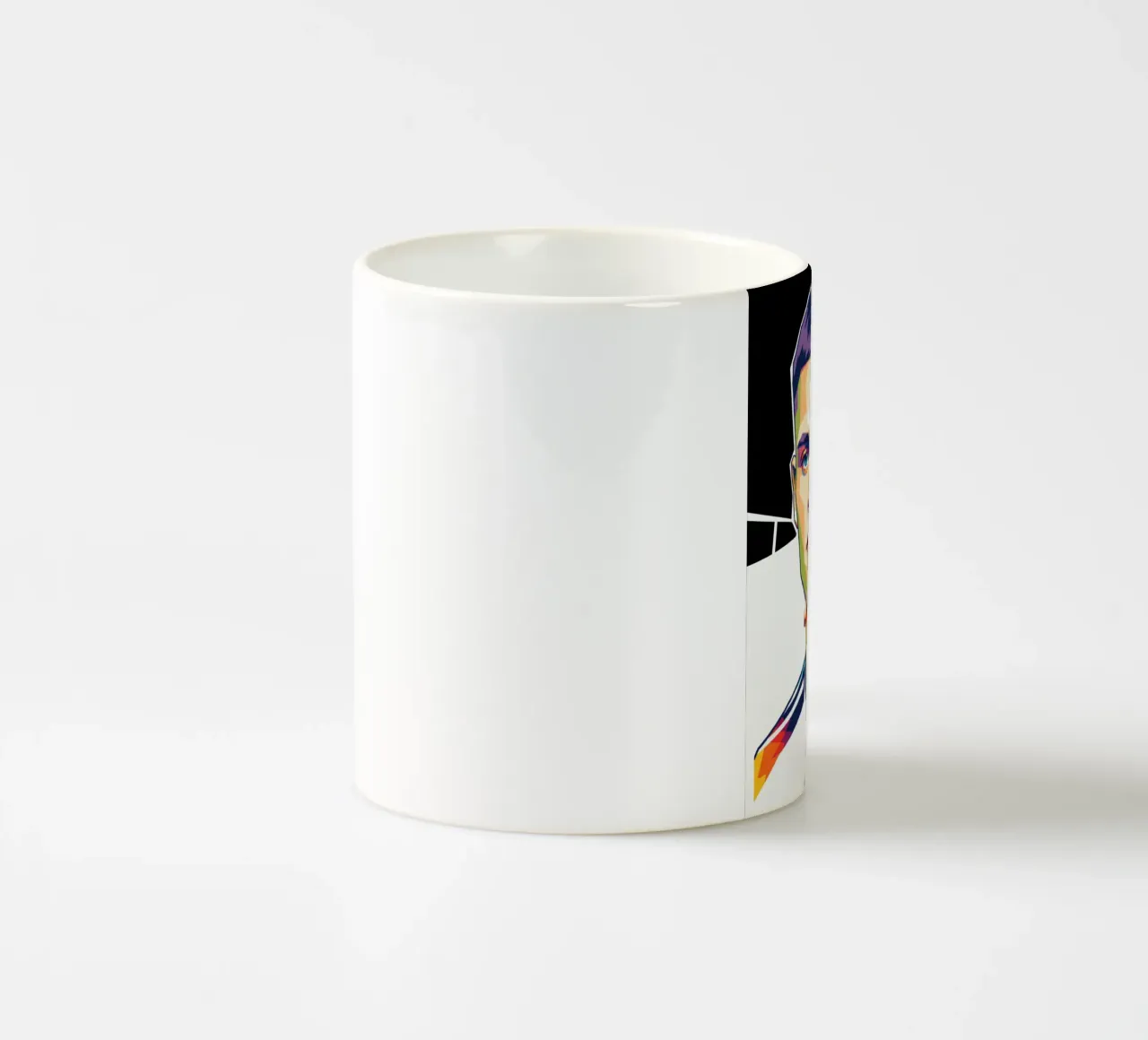 Pop art colorata Florian Wirtz tazza in ceramica da Hantamrata