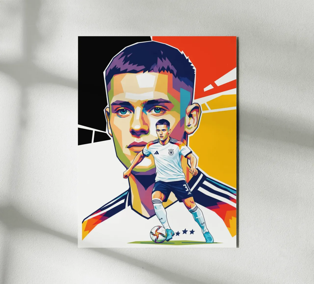 Pop art colorata Florian Wirtz alluminio dibond da Hantamrata