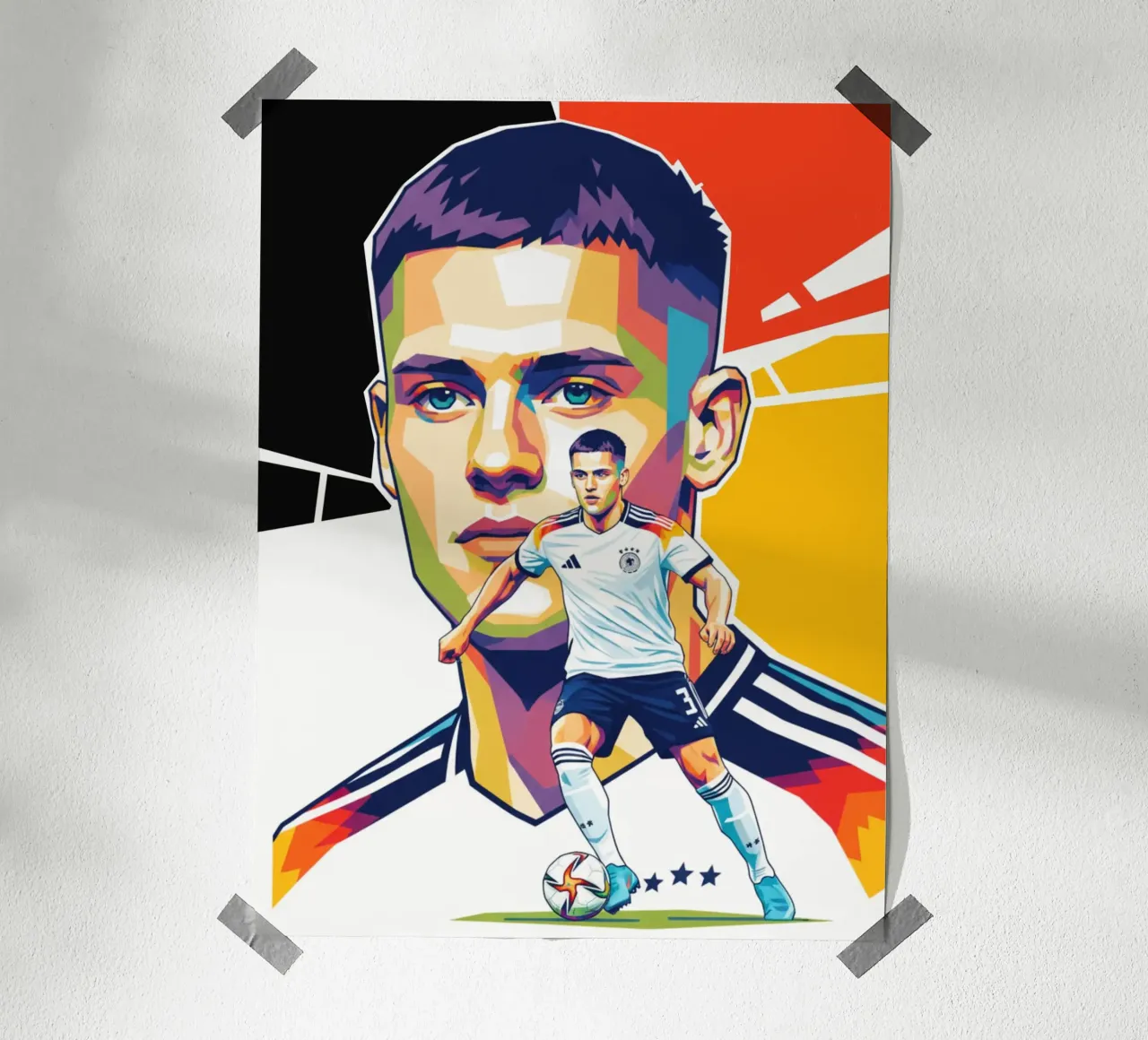 Pop art colorata Florian Wirtz carta hahnemühle da Hantamrata