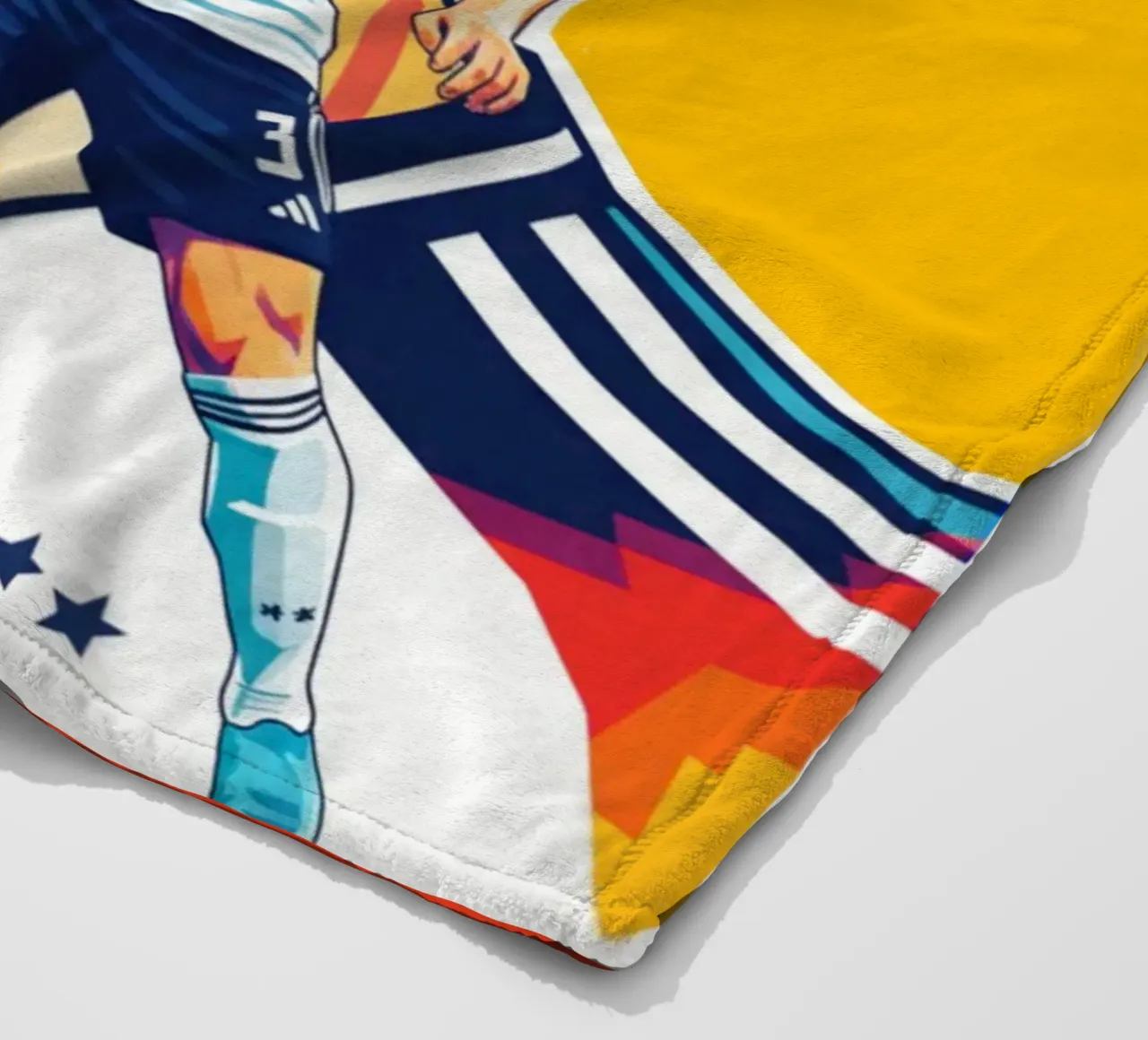 Pop art colorata Florian Wirtz coperta in pile da Hantamrata