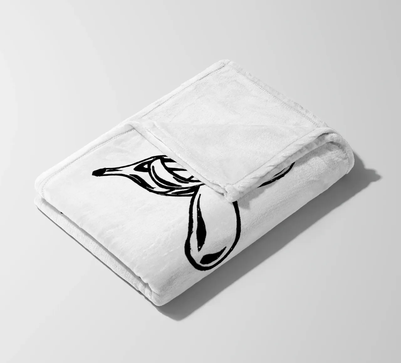 BANANA SURPLUS coperta in pile da Grey Aaren