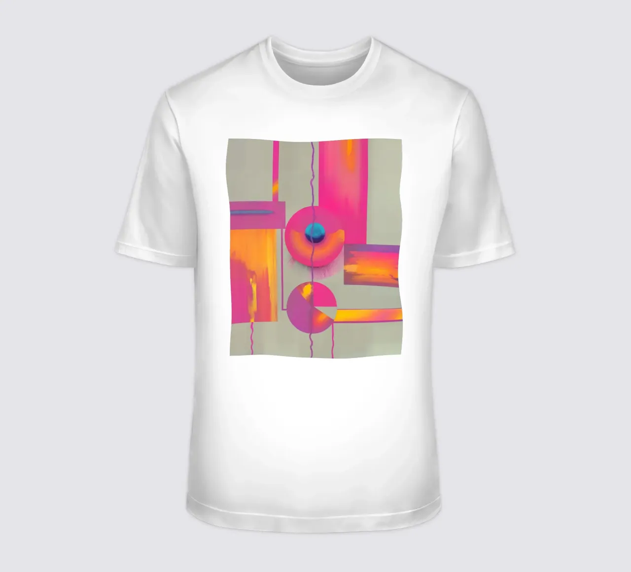 Affrontare l'orizzonte rosa t-shirt da 83oranges