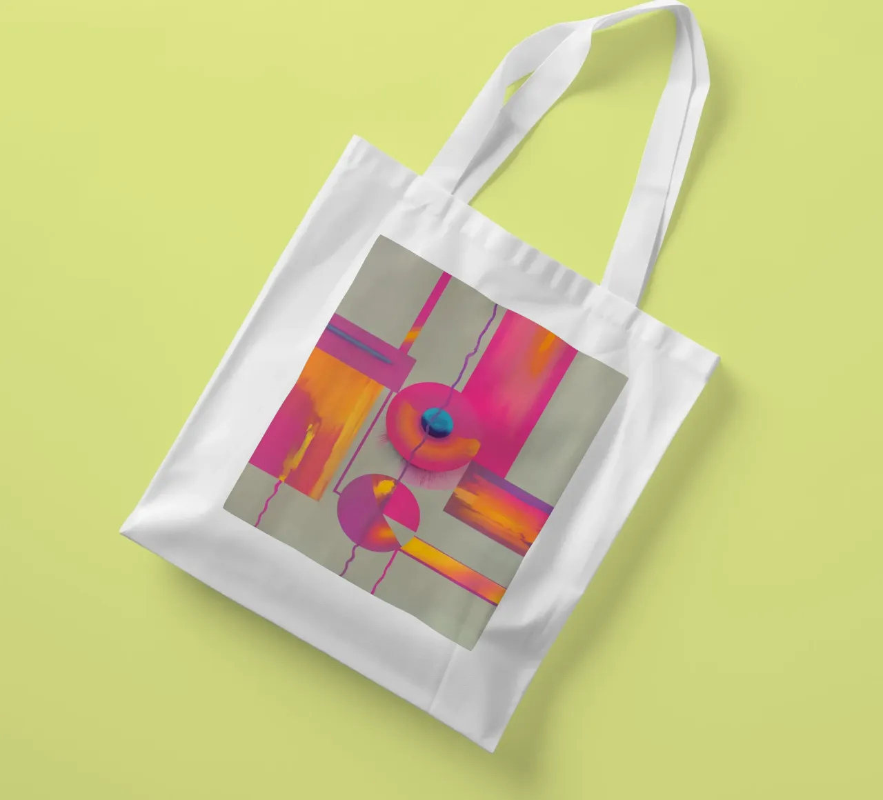 Affrontare l'orizzonte rosa borsa in juta da 83oranges