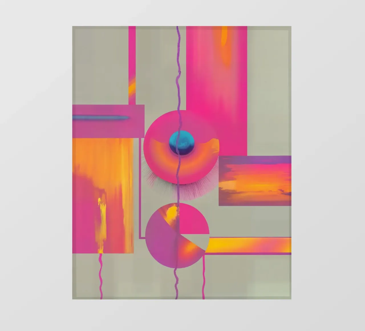 Affrontare l'orizzonte rosa telo in pvc da 83oranges