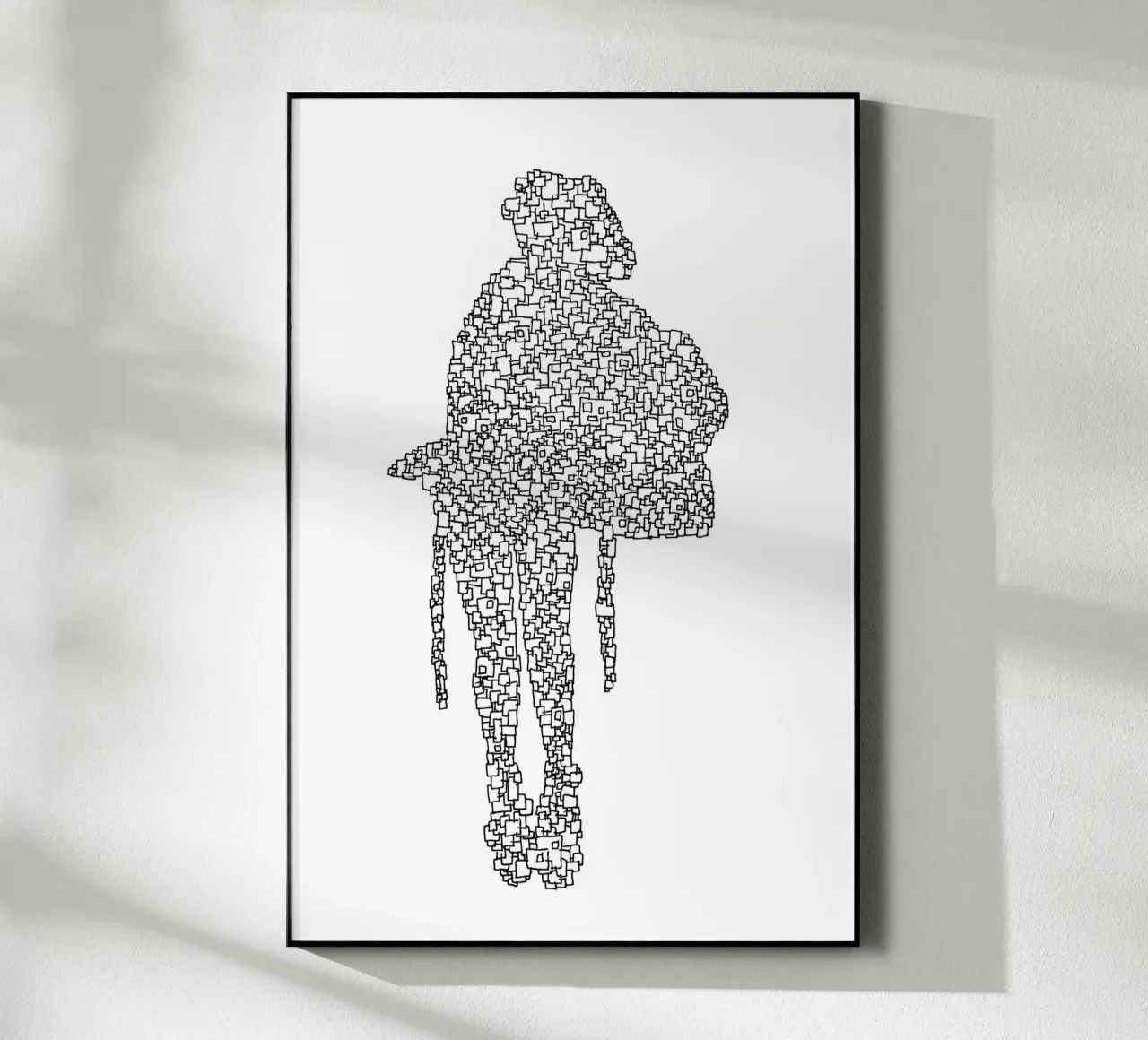 FRAGMENTED ( FALLING APART ) plexiglass da Grey Aaren