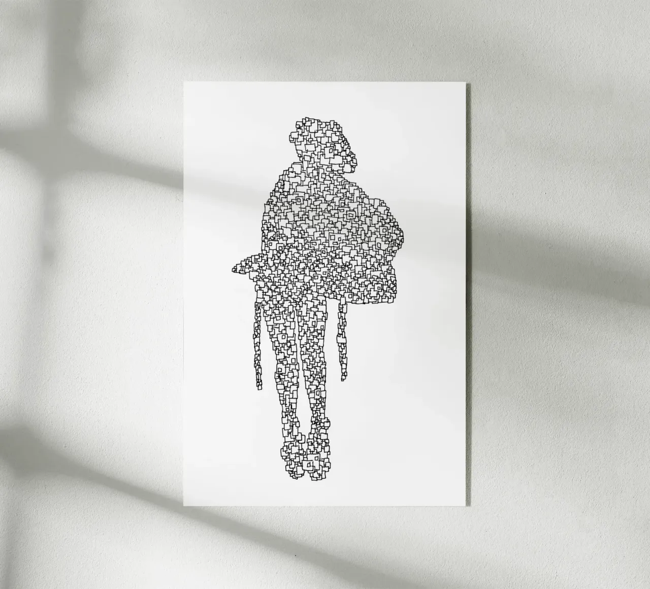FRAGMENTED ( FALLING APART ) plexiglass da Grey Aaren