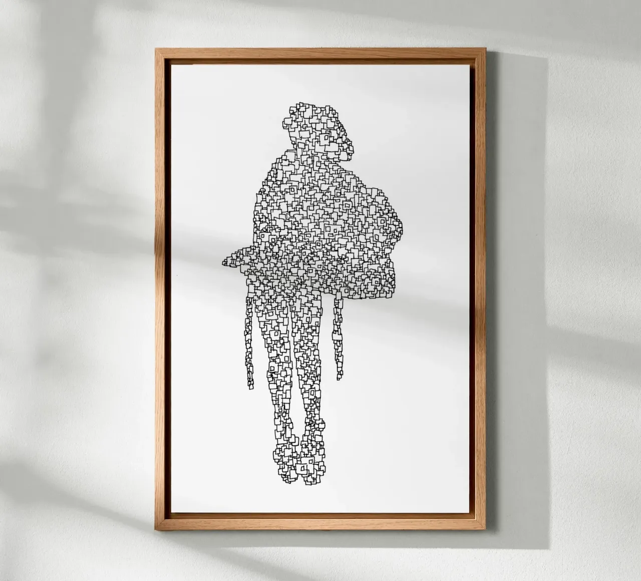 FRAGMENTED ( FALLING APART ) tela da Grey Aaren