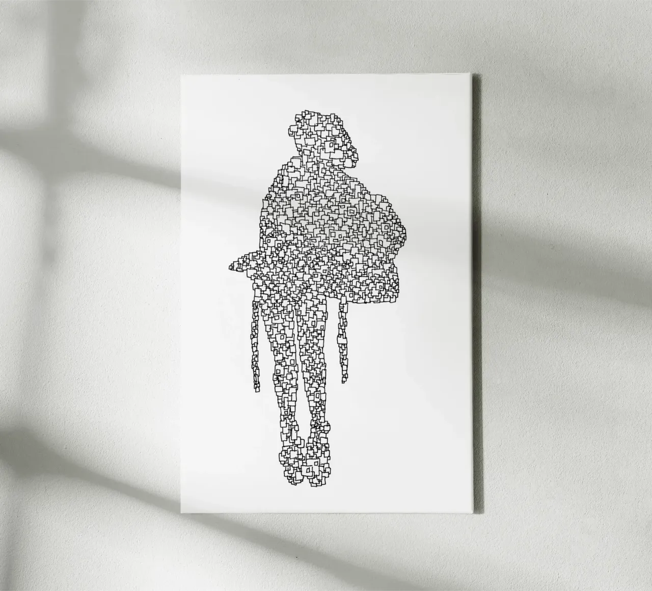 FRAGMENTED ( FALLING APART ) tela da Grey Aaren