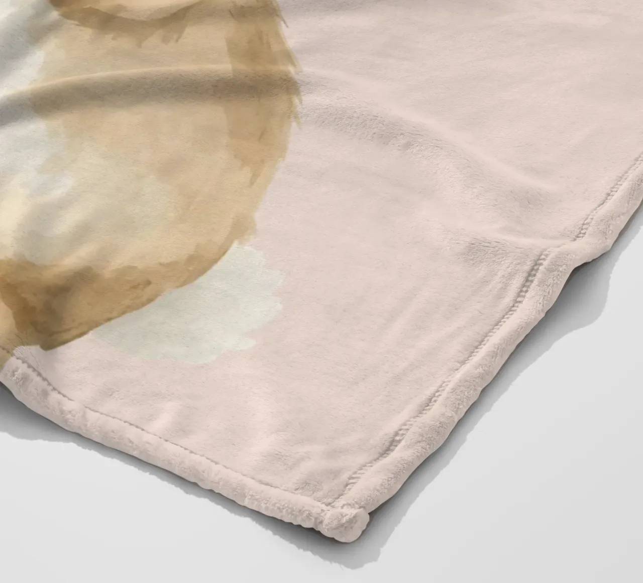 Coniglio carino con in mano una carota coperta in pile da DesignDoodle