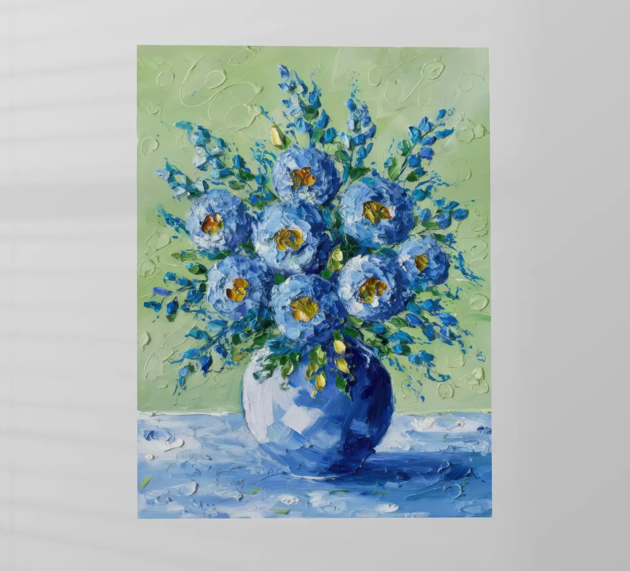 Bouquet di fiori d'azzurro pellicola backlit da Angkasa Mist