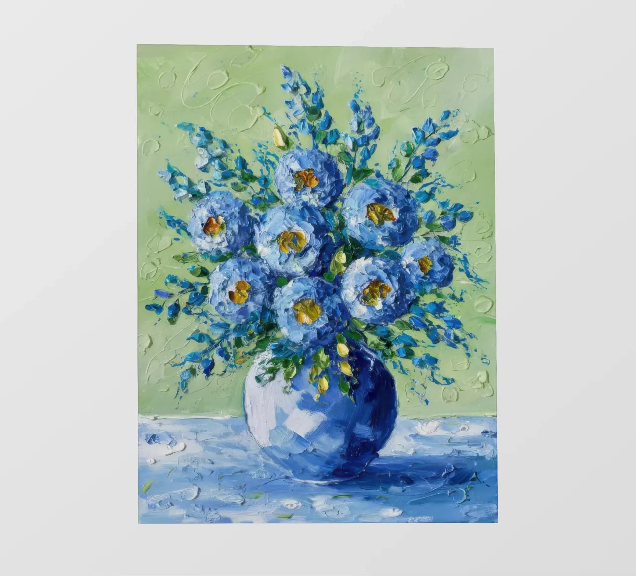 Bouquet di fiori d'azzurro pellicola backlit da Angkasa Mist