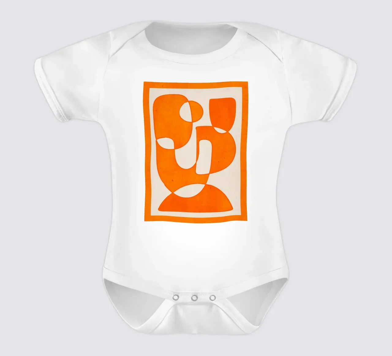 Forme di arancio body neonato maniche corte da ThingDesign