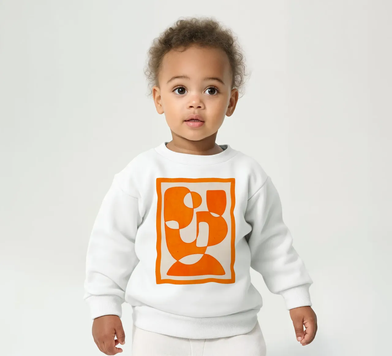 Forme di arancio felpa neonato da ThingDesign