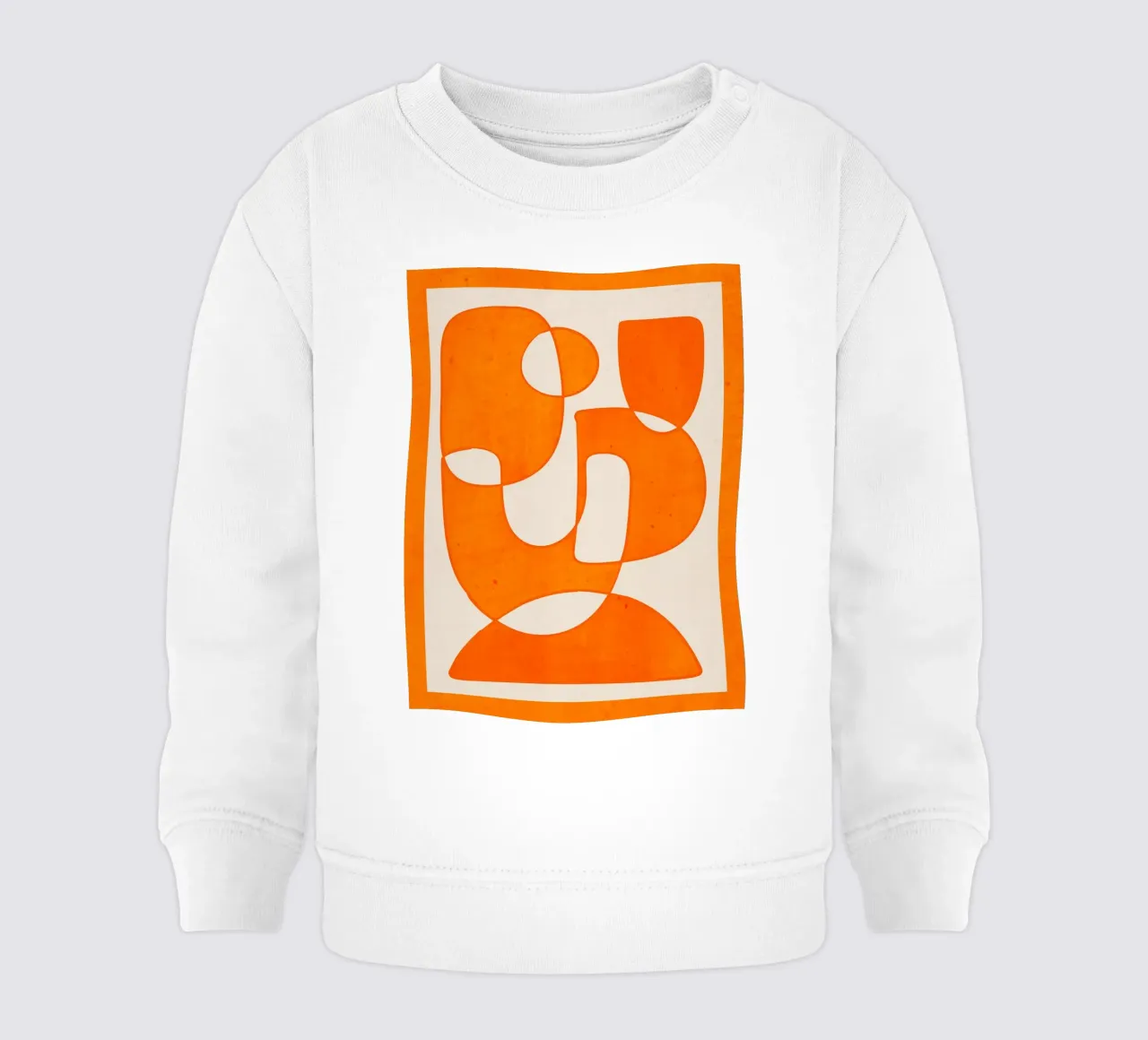Forme di arancio felpa neonato da ThingDesign
