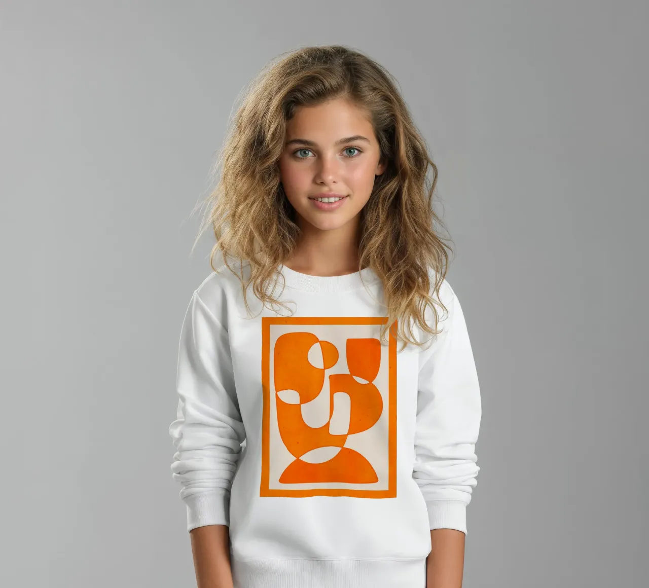 Forme di arancio felpa bambino da ThingDesign
