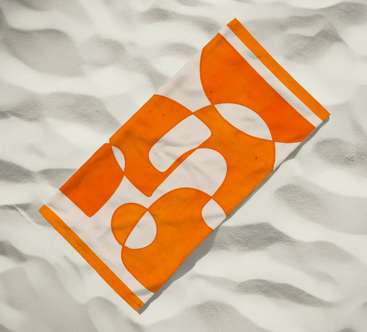 Forme di arancio telo mare da ThingDesign