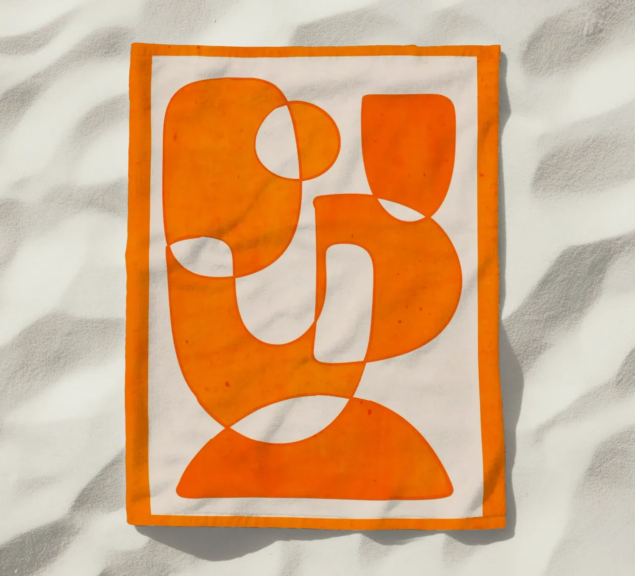 Forme di arancio telo mare da ThingDesign