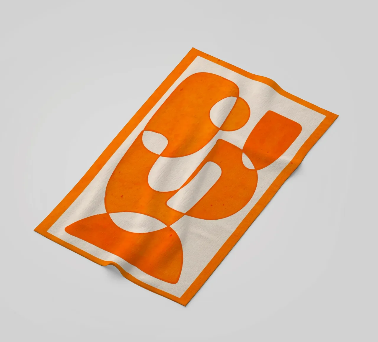 Forme di arancio telo mare da ThingDesign