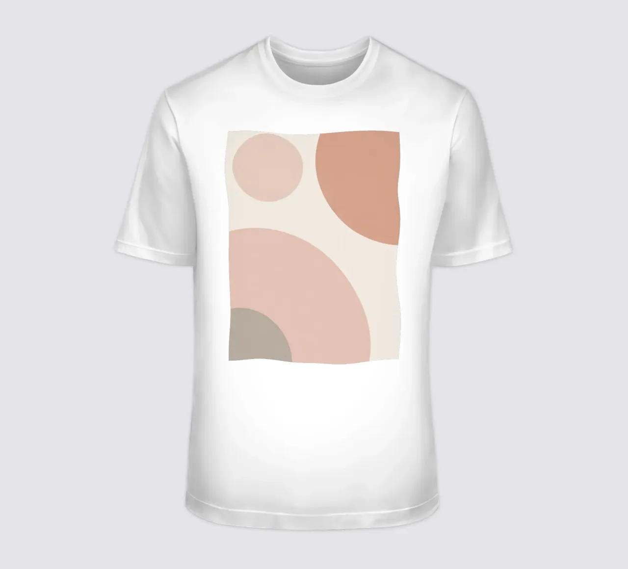 Forme geometriche astratte di cerchi in pastello t-shirt da DesignDoodle
