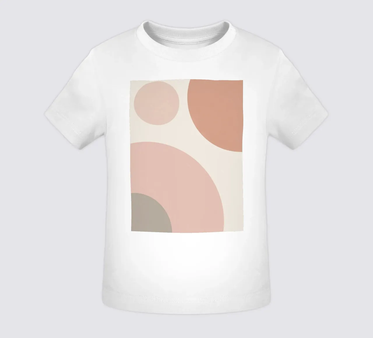Forme geometriche astratte di cerchi in pastello maglietta neonato da DesignDoodle