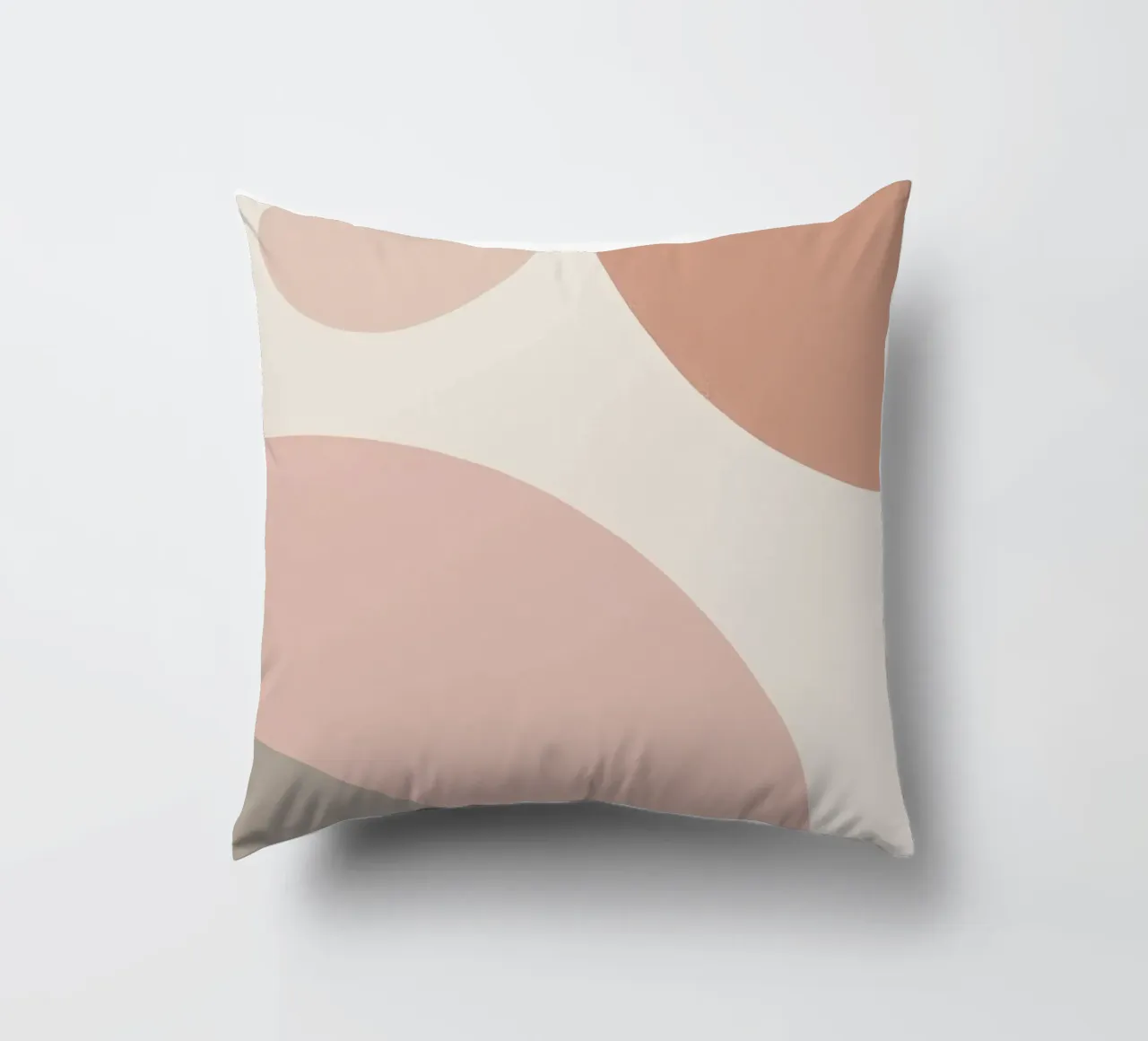 Forme geometriche astratte di cerchi in pastello cuscino da DesignDoodle