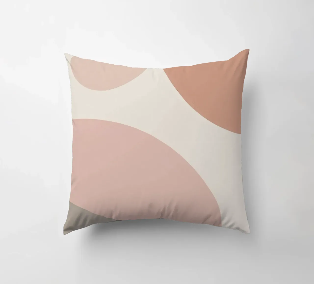 Forme geometriche astratte di cerchi in pastello cuscino da DesignDoodle