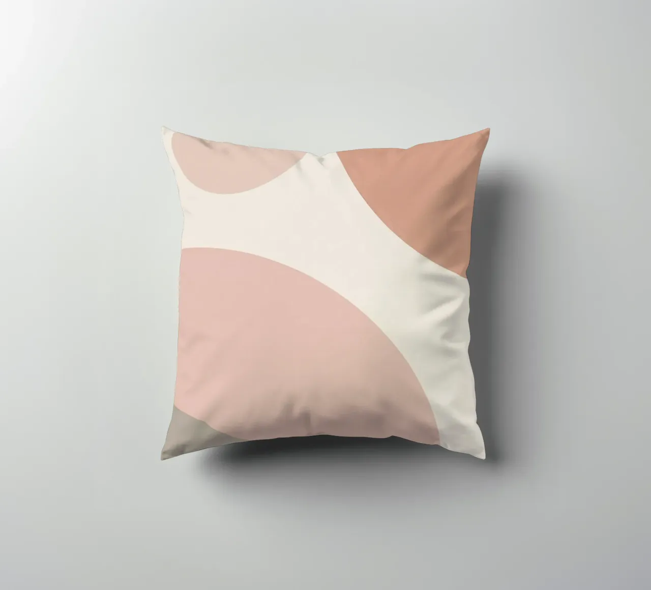 Forme geometriche astratte di cerchi in pastello cuscino da DesignDoodle
