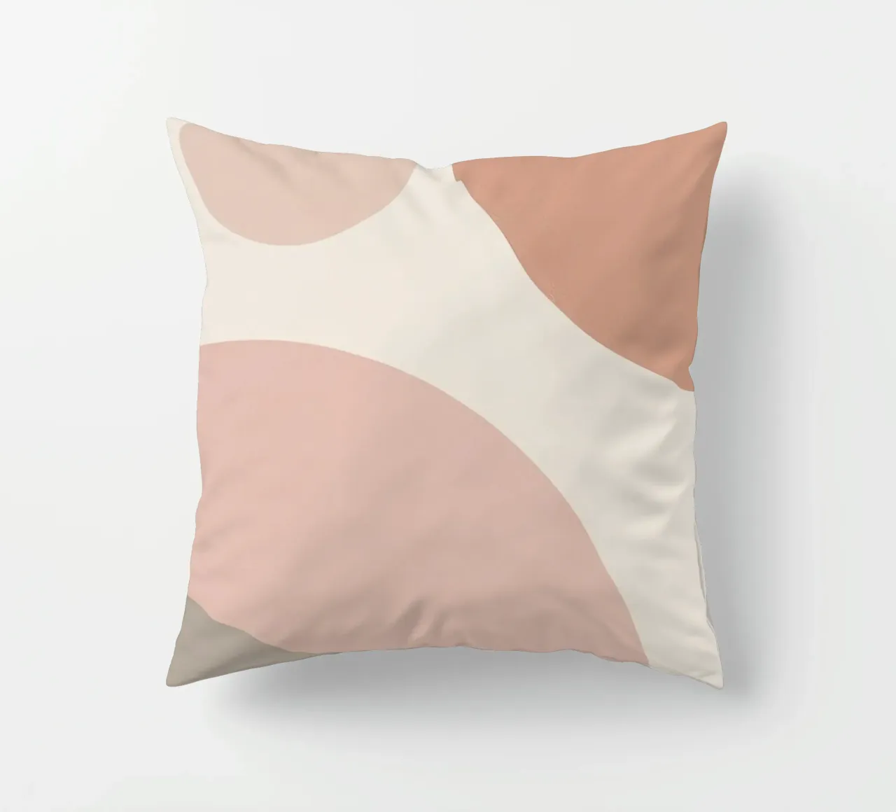 Forme geometriche astratte di cerchi in pastello cuscino da DesignDoodle
