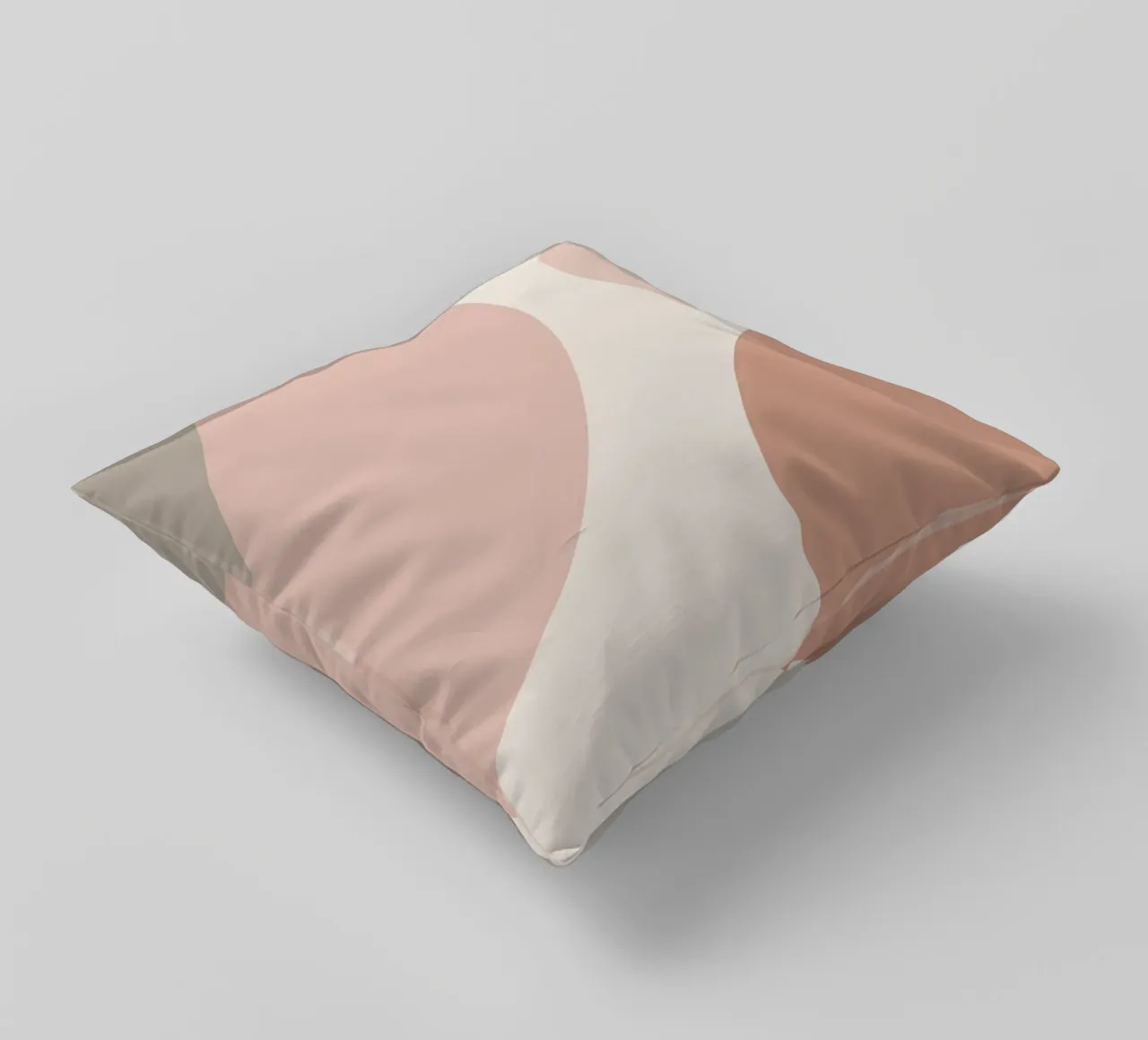 Forme geometriche astratte di cerchi in pastello cuscino da DesignDoodle
