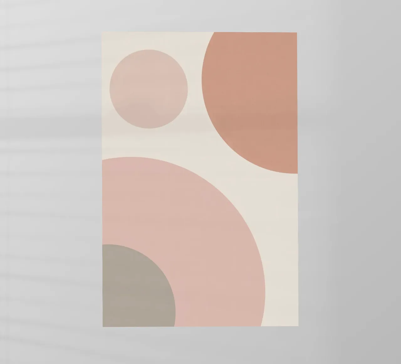 Forme geometriche astratte di cerchi in pastello pellicola backlit da DesignDoodle