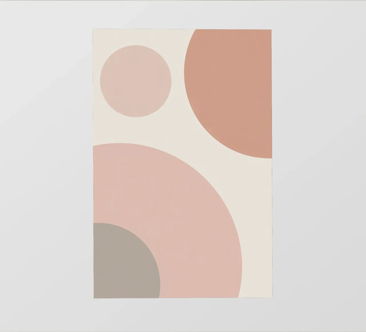 Forme geometriche astratte di cerchi in pastello pellicola backlit da DesignDoodle