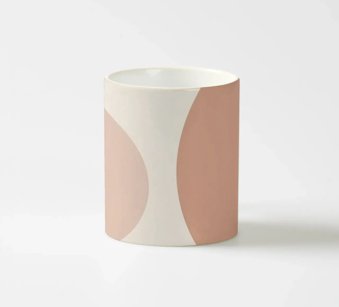 Forme geometriche astratte di cerchi in pastello tazza in ceramica da DesignDoodle