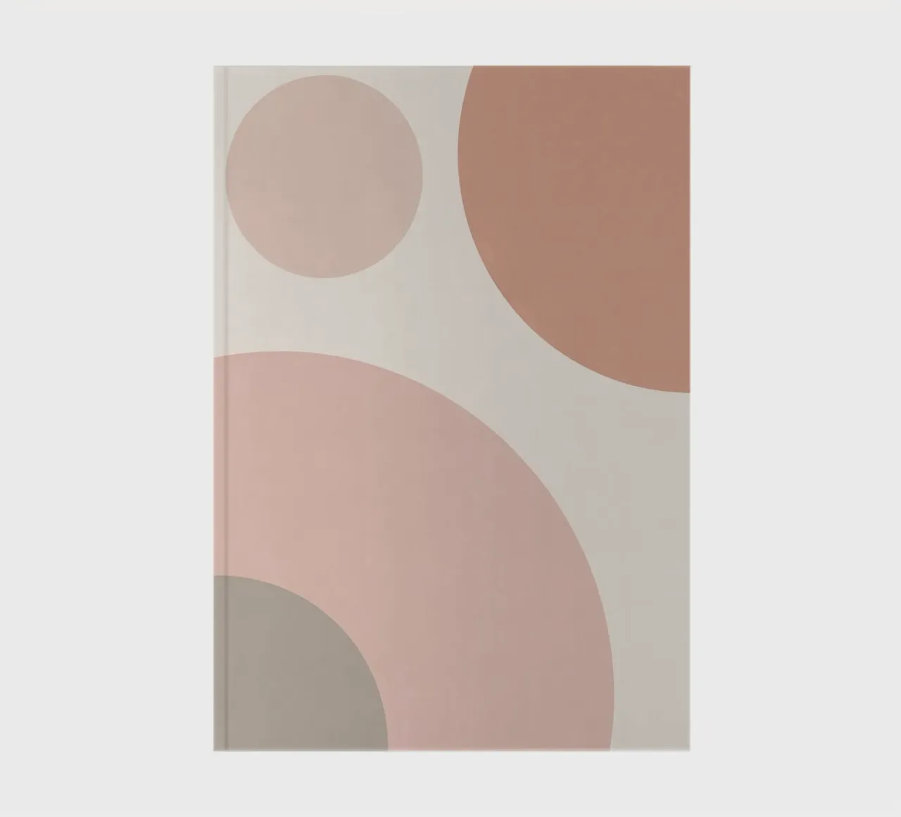 Pastell Abstrakte Geometrische Kreisformen Notizbuch von DesignDoodle