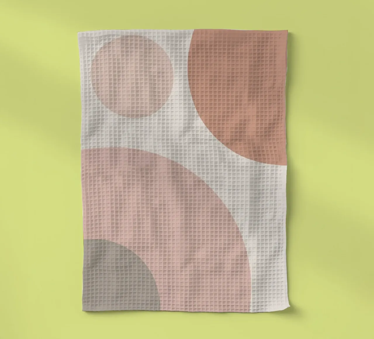 Forme geometriche astratte di cerchi in pastello canovaccio da cucina da DesignDoodle