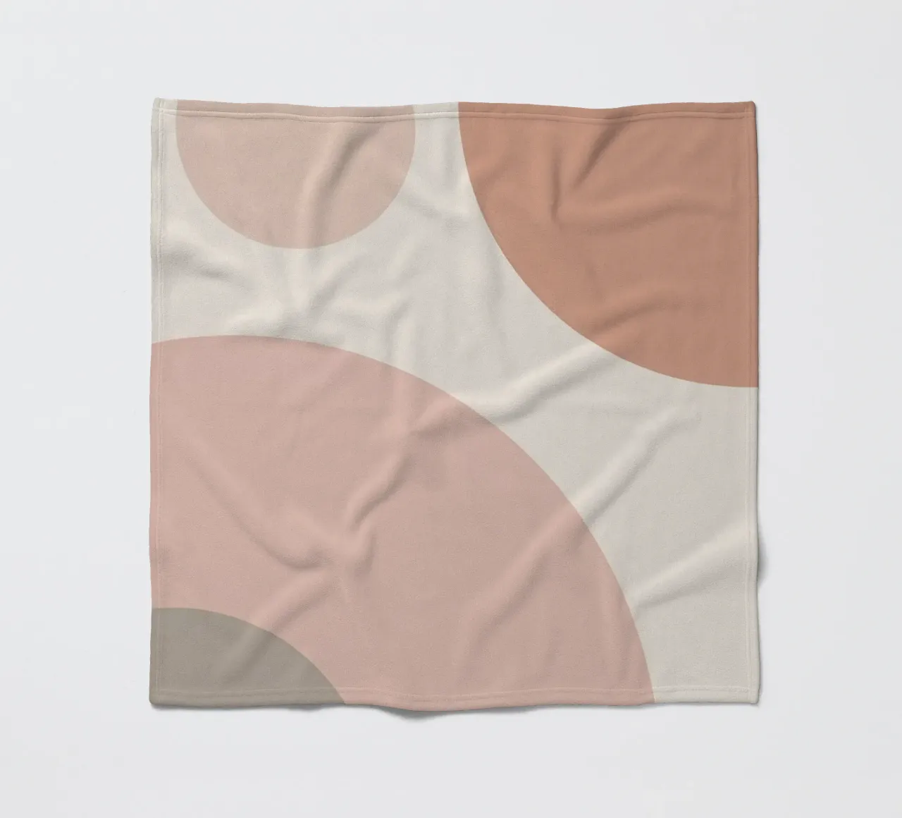 Forme geometriche astratte di cerchi in pastello coperta in pile da DesignDoodle