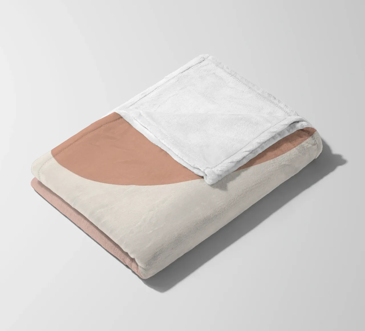 Forme geometriche astratte di cerchi in pastello coperta in pile da DesignDoodle