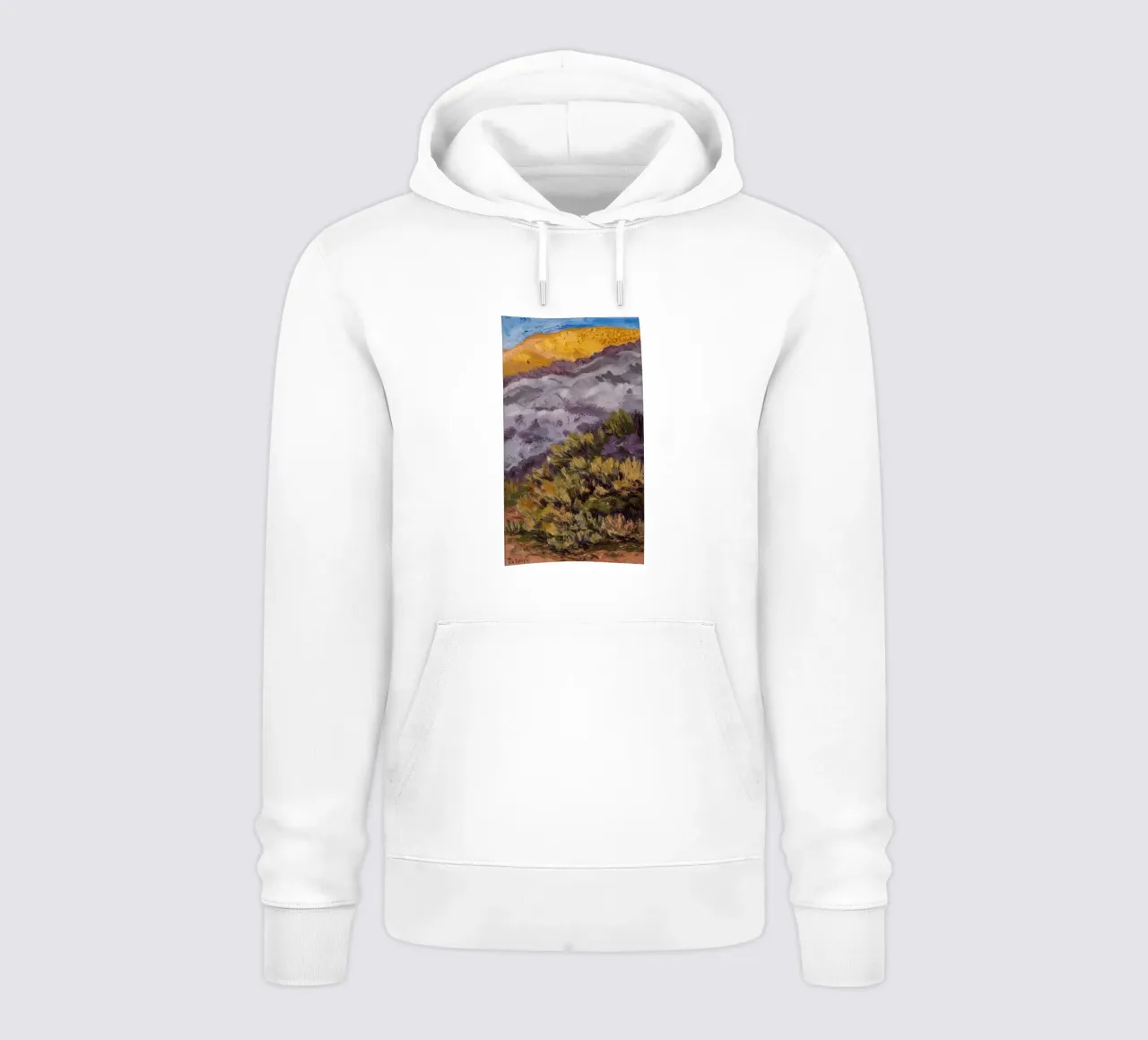 Viola Hillside Haze felpa con cappuccio da Angkasa Mist