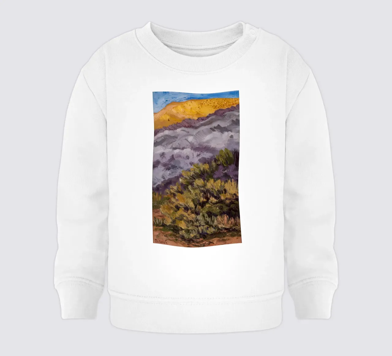 Viola Hillside Haze felpa neonato da Angkasa Mist