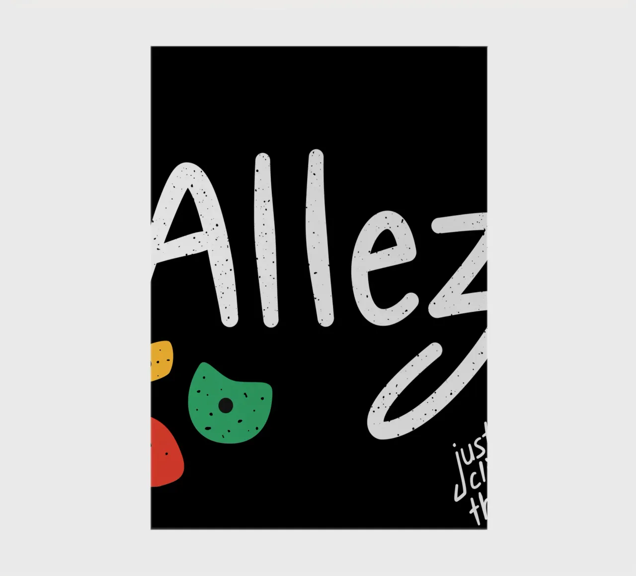 Allez - French Bouldering Motivation notebook by justclimberthings