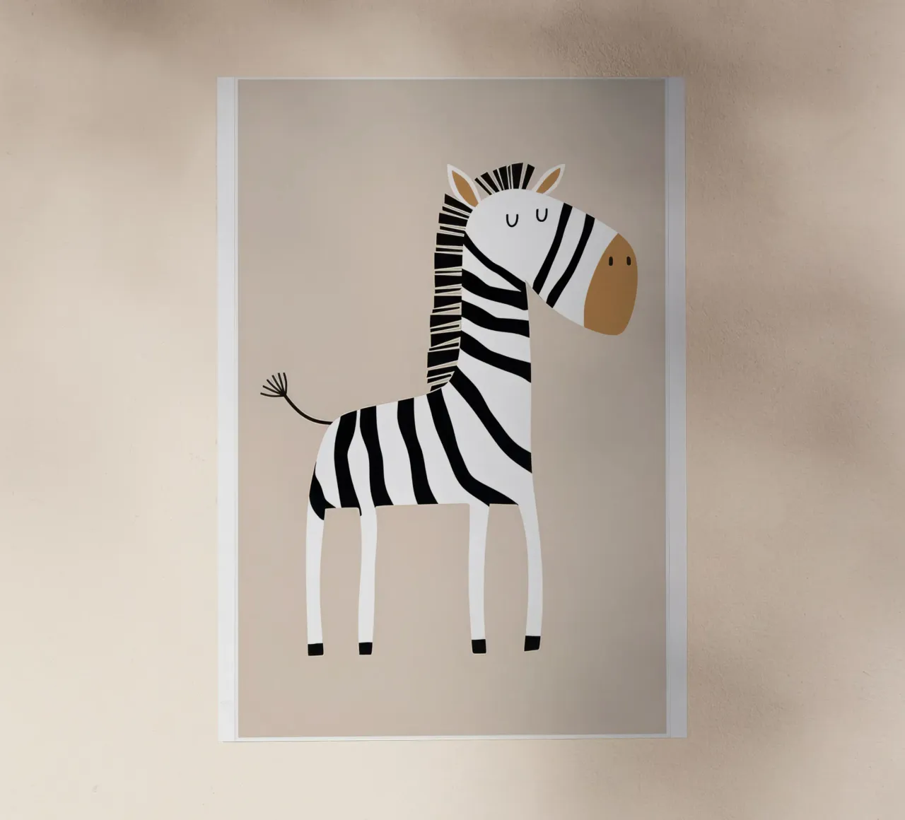 Una zebra pellicola backlit da Panait Ivascu