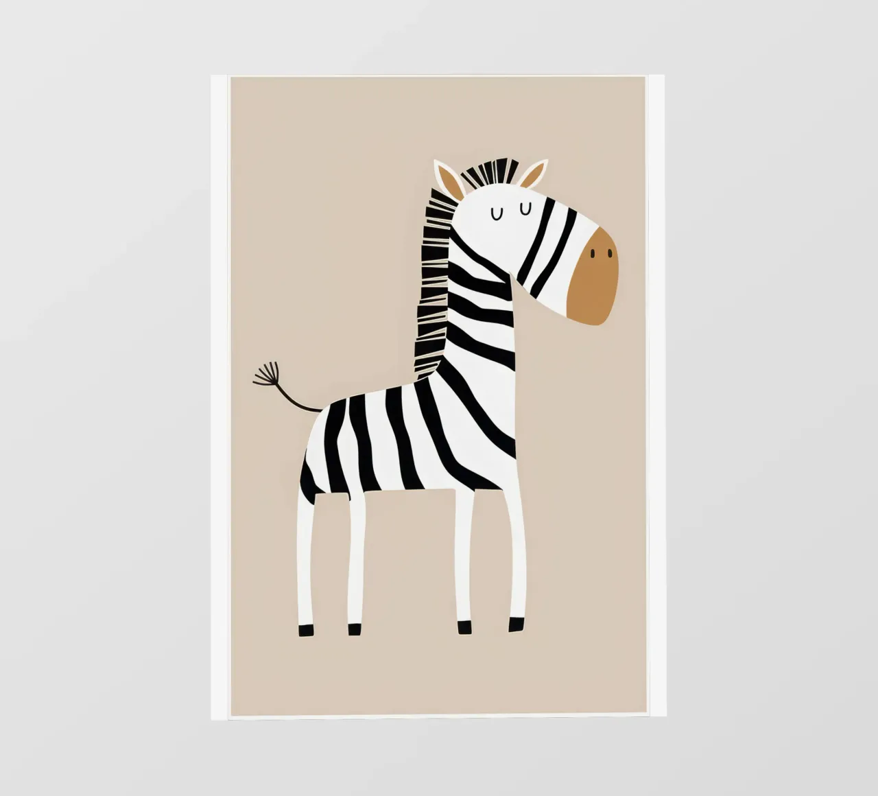 Una zebra telo in pvc da Panait Ivascu