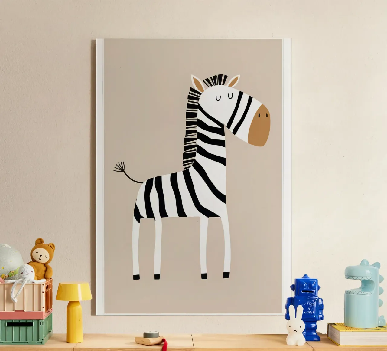 Una zebra plexiglass da Panait Ivascu