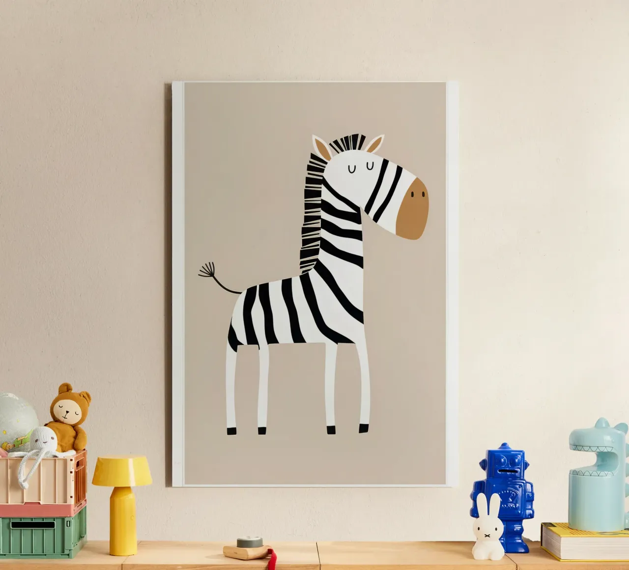 Una zebra alluminio dibond da Panait Ivascu
