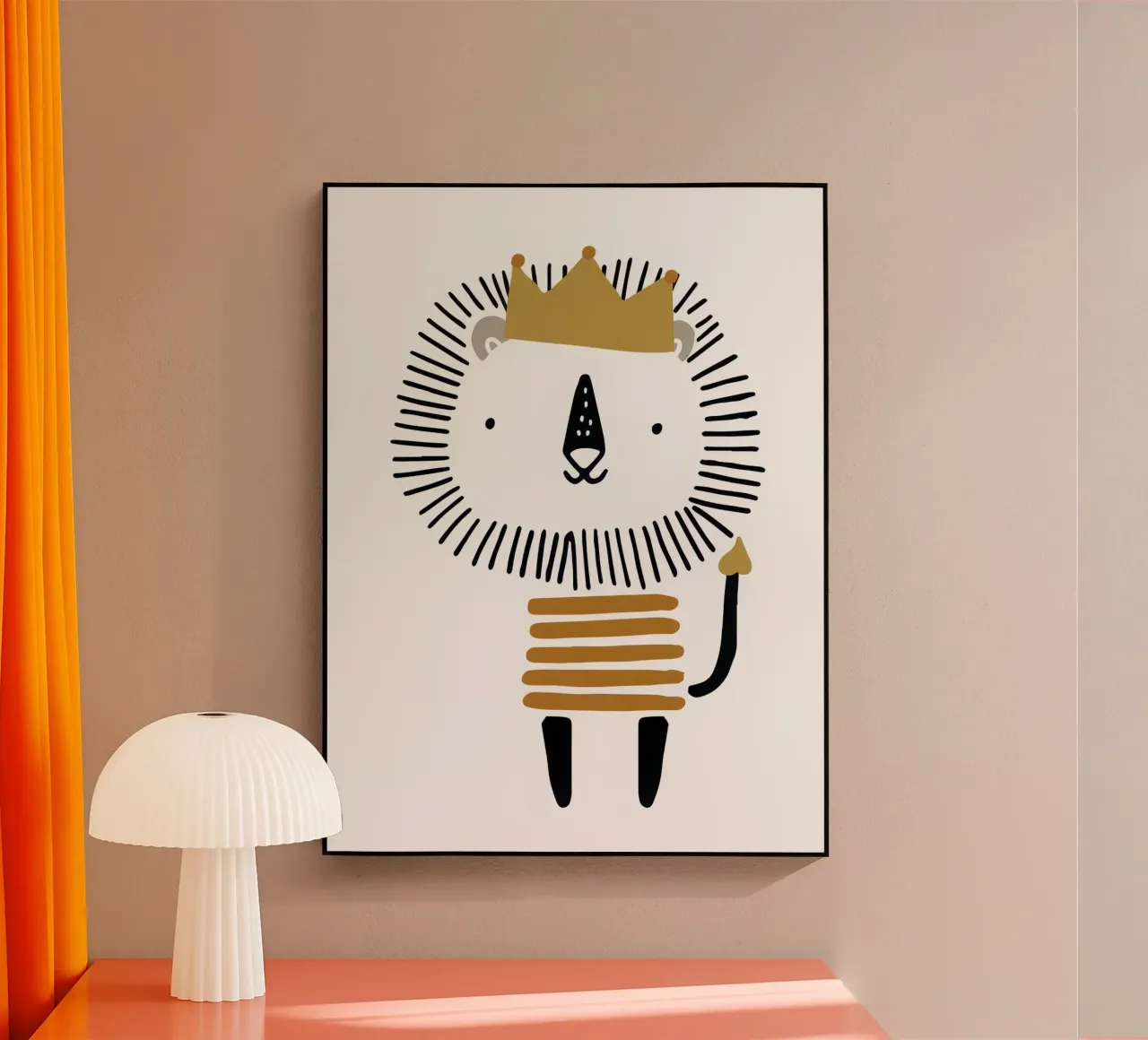 Ragazzo Leone plexiglass da Panait Ivascu